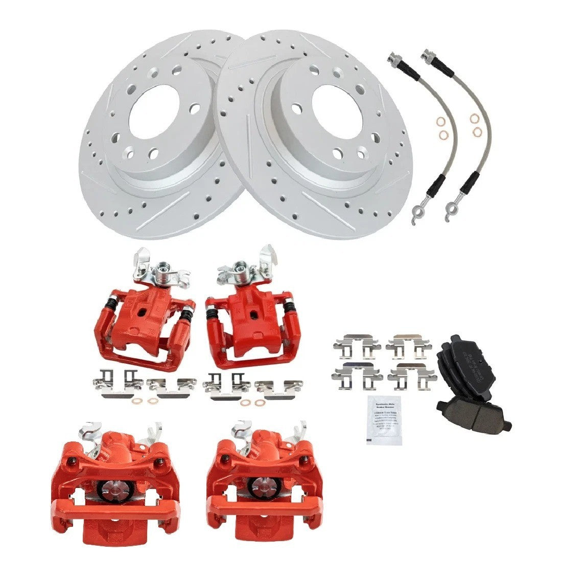 Rear Brake Pad & Rotor Kit For 2006-2009 Ford Lincoln Mazda Mercury