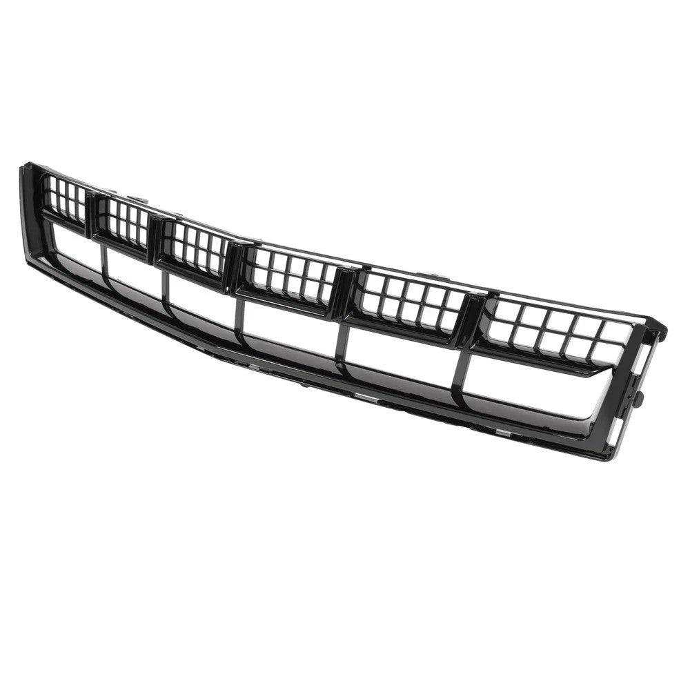 HECASA For 2013-2016 Cadillac SRX 3PCS Black Front Bumper Upper Lower Grille