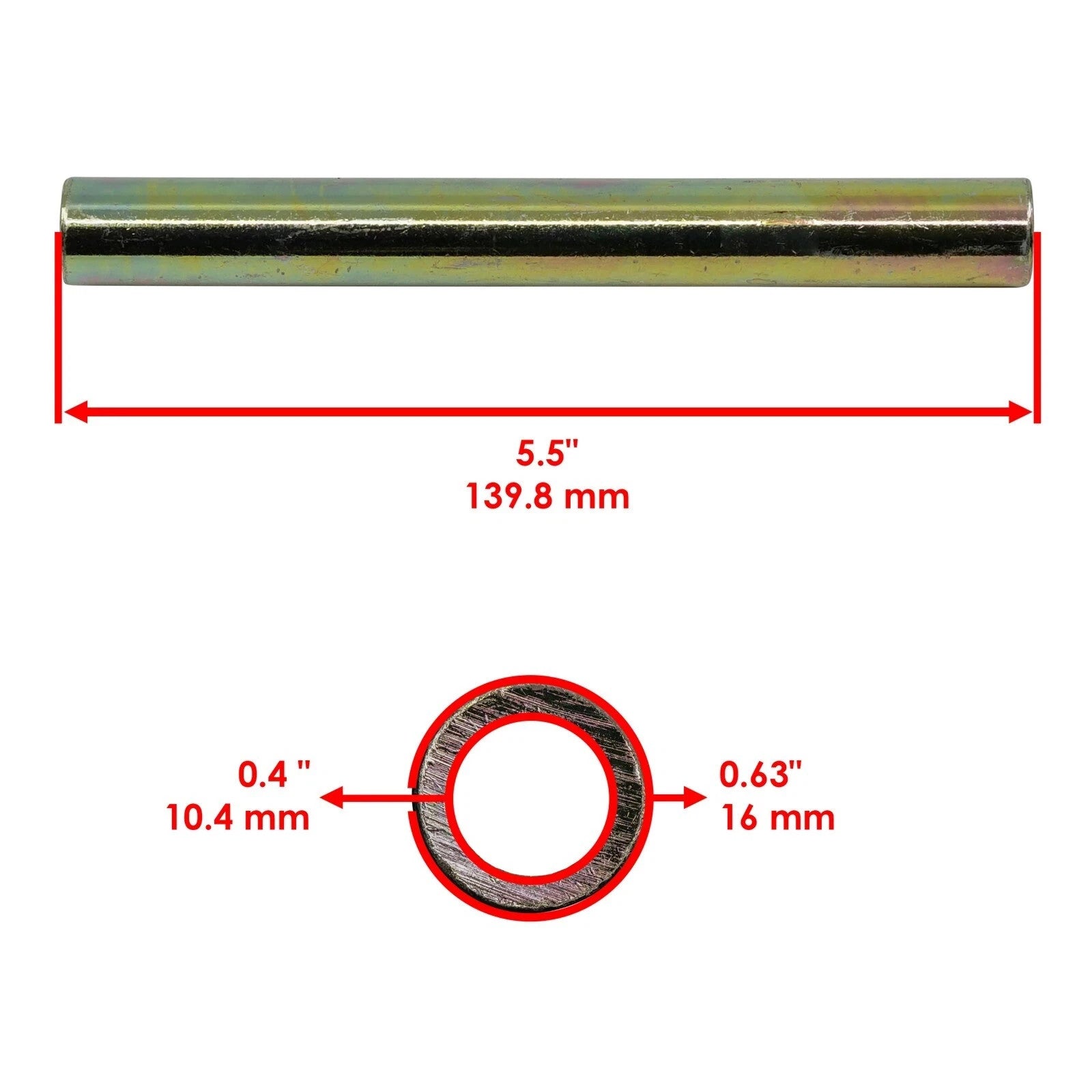 Caltric Rear Upper Lower Control Arm Bushing Kit For Polaris RZR 570 2014-2020