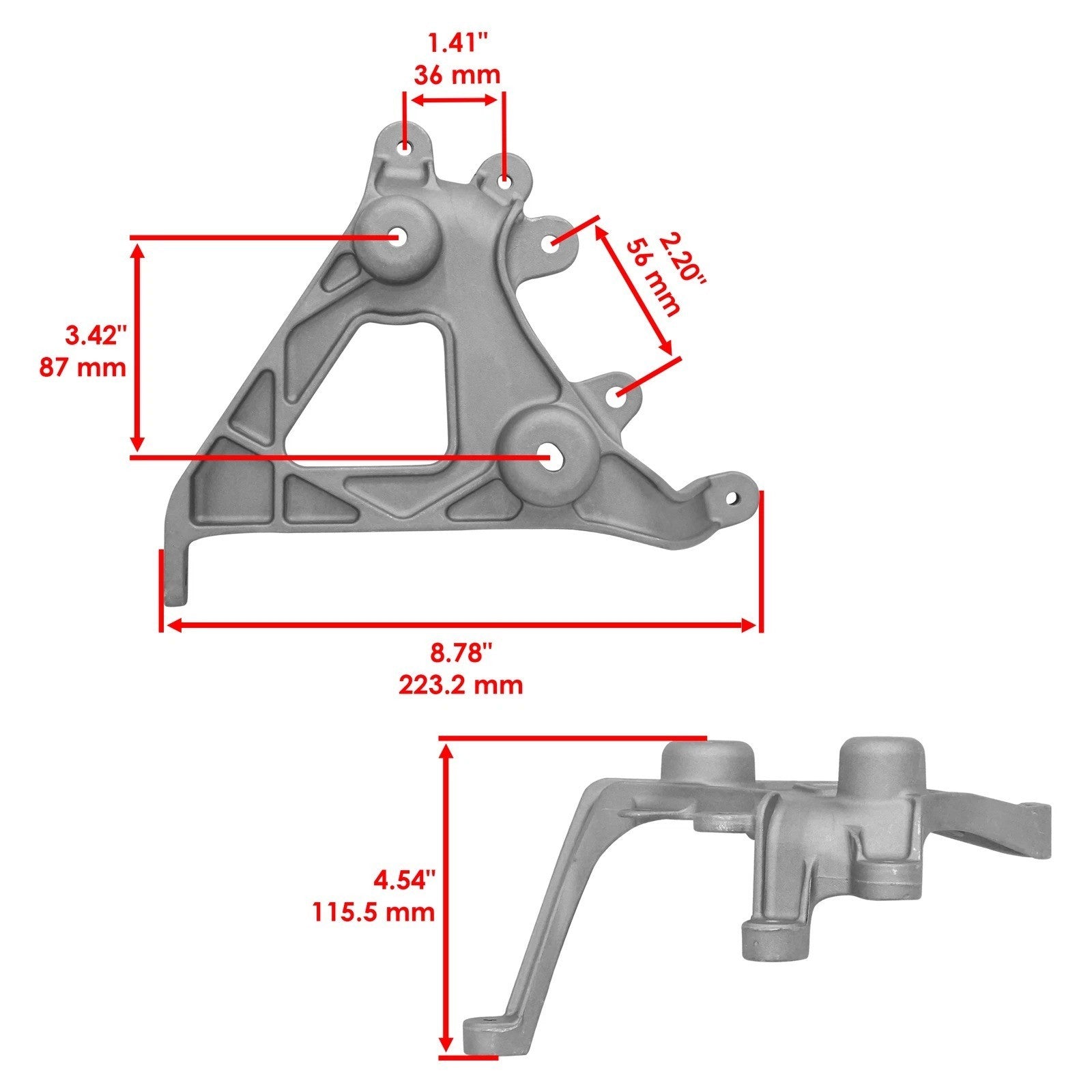 Front Fender Left Headlight Bracket For Yamaha Raptor 700R YFM700 2011-2012