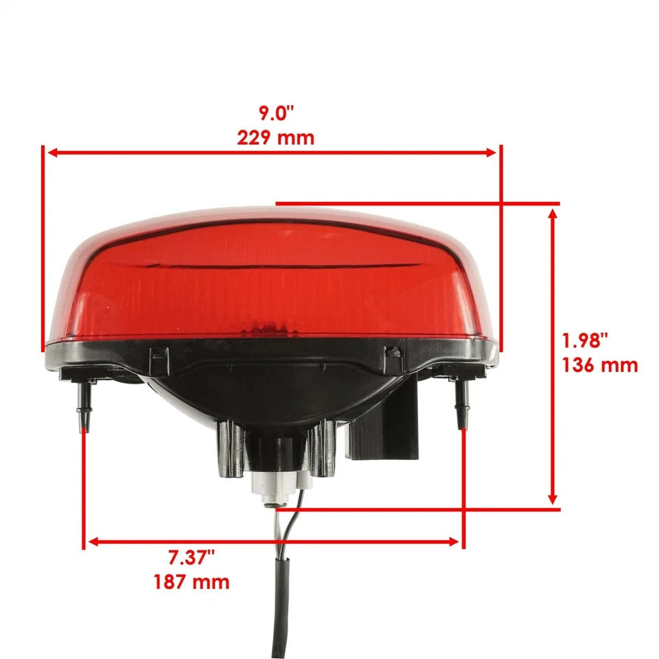 Caltric Taillight For Suzuki Quadsport Z400 LT-Z400 LT-Z400Z 2X4 2003-2008