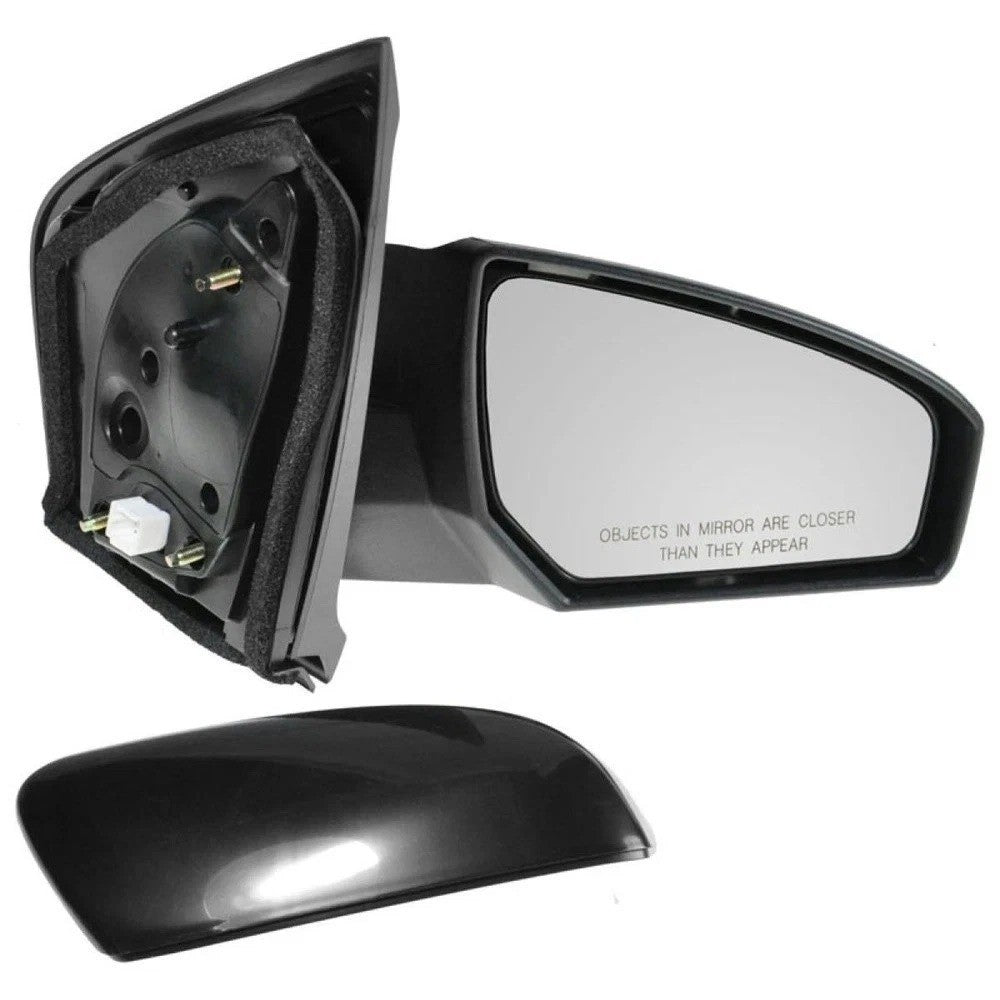 Black Power Side View Door Mirror Passenger Right RH for 07-12 Nissan Sentra
