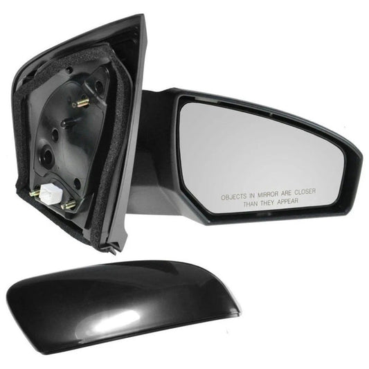 Black Power Side View Door Mirror Passenger Right RH for 07-12 Nissan Sentra
