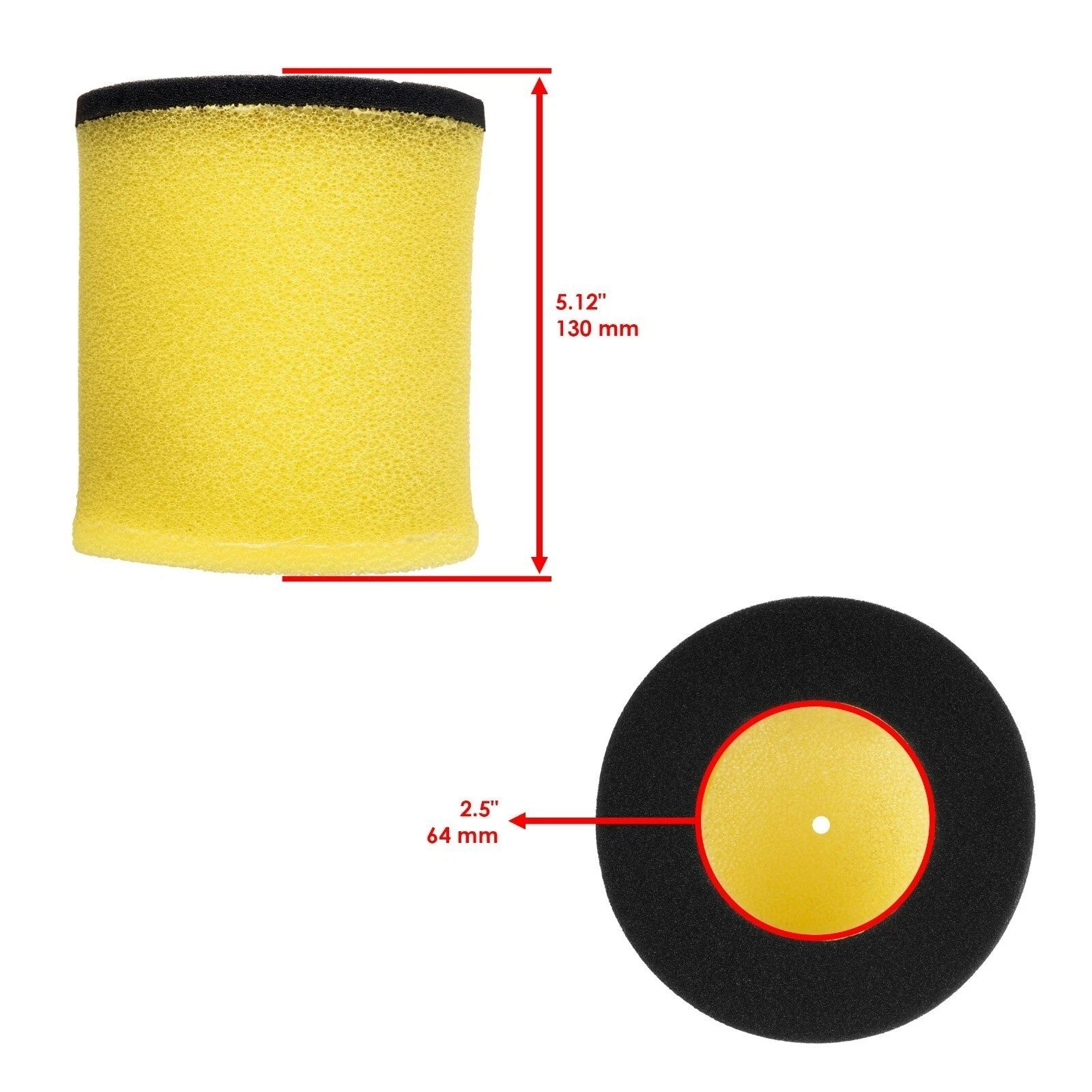Caltric Air Filter For Suzuki Kingquad 400 LT-A400F As Asi Asi+ 4X4 2008-2021