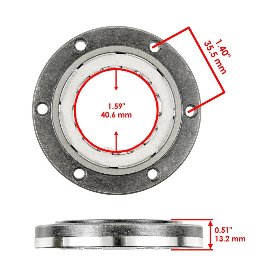 for Yamaha YFZ450 LE SE BBE 2004-2009 Starter Clutch One Way Bearing Sprag