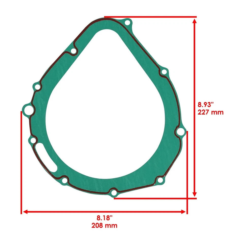 for Suzuki 11483-48E01 Stator Crankcase Cover Gasket