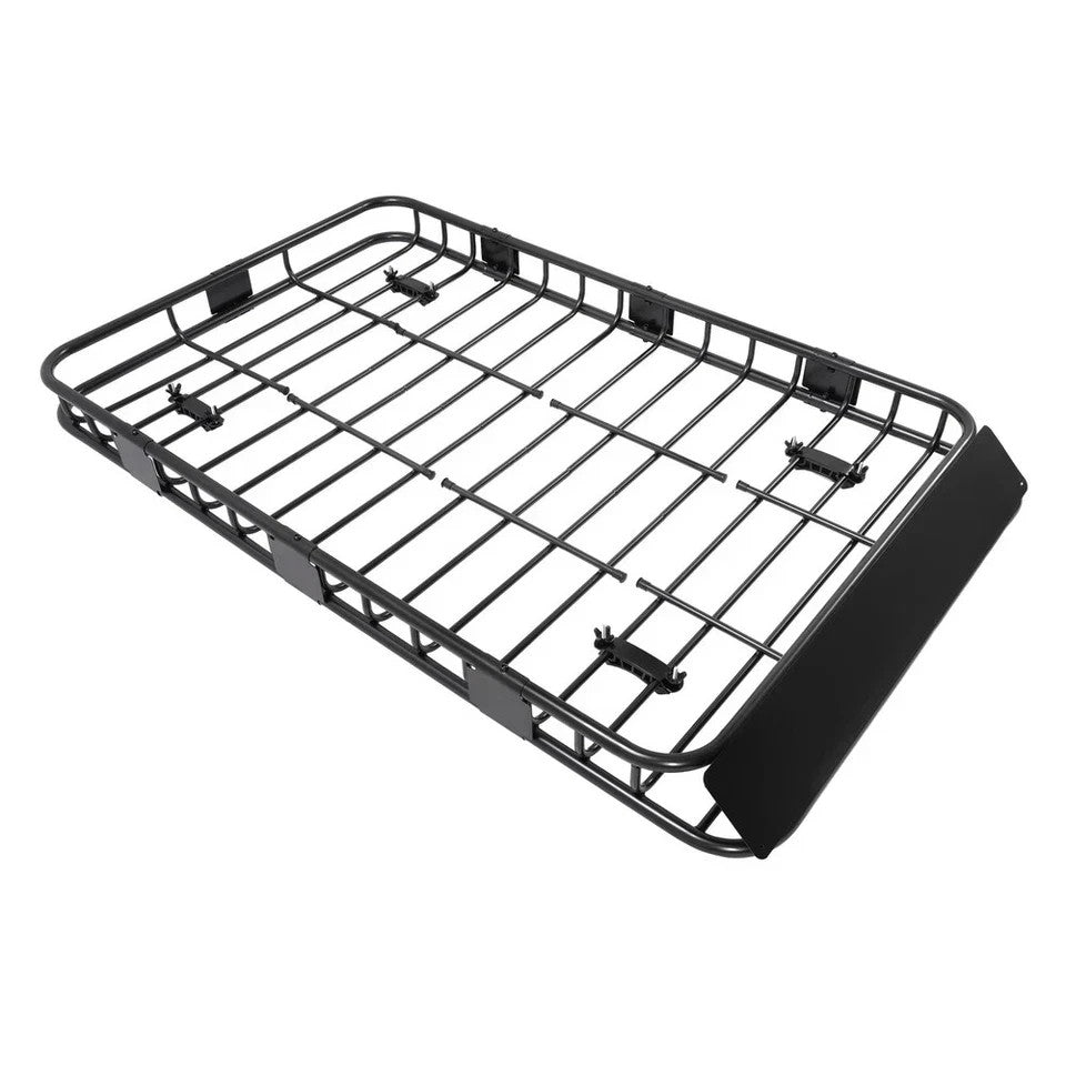 64" Roof Rack Cargo Top Luggage Storage Holder Carrier Basket Universal For SUV