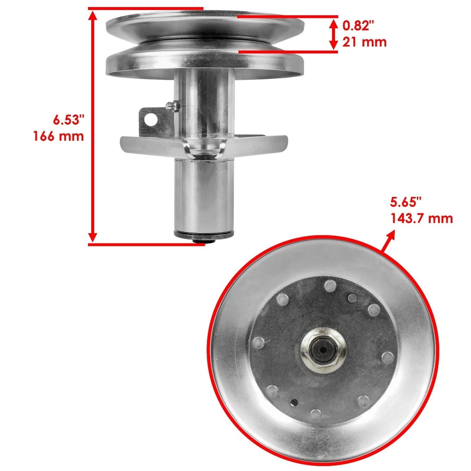 38" Deck Spindle Assembly Belt Kit For John Deere LT133 LT150 LT155 LT160 LT166