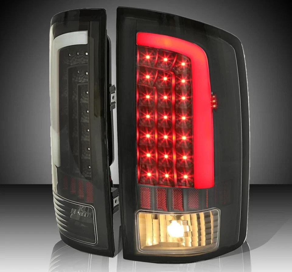 LED Tail Lights Lamps Clear Lens For 2002-2006 Dodge Ram 1500 03-06 2500 3500