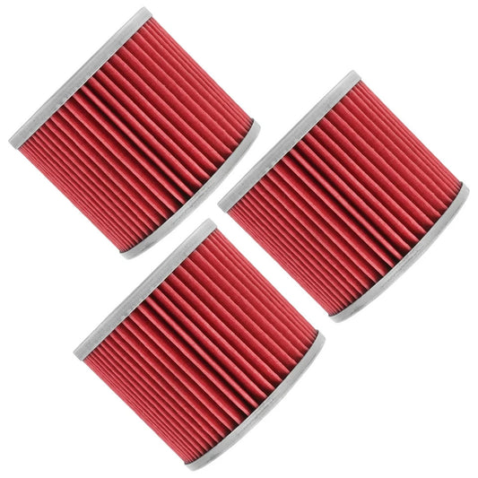 for Suzuki GS500 GS500E GS500F 1989-2002 2004-2009 Oil Filter 3-Pack