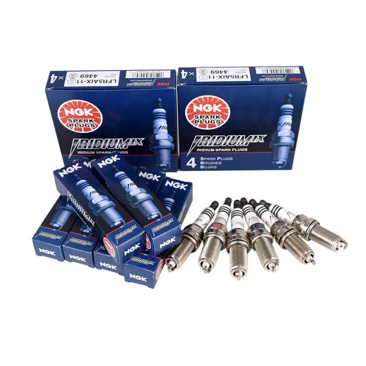 6Pc LFR5AIX11 NGK Iridium IX Spark Plugs For Hyundai Nissan Infiniti Yamaha 4469