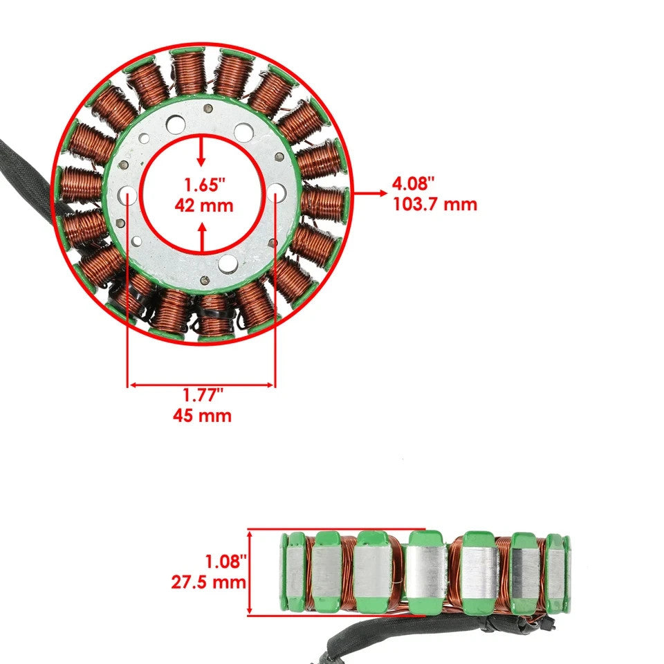 Stator & Gasket for Kawasaki ZX636B ZX-636B Ninja ZX-6R ZX 6R 2003 2004 Magneto
