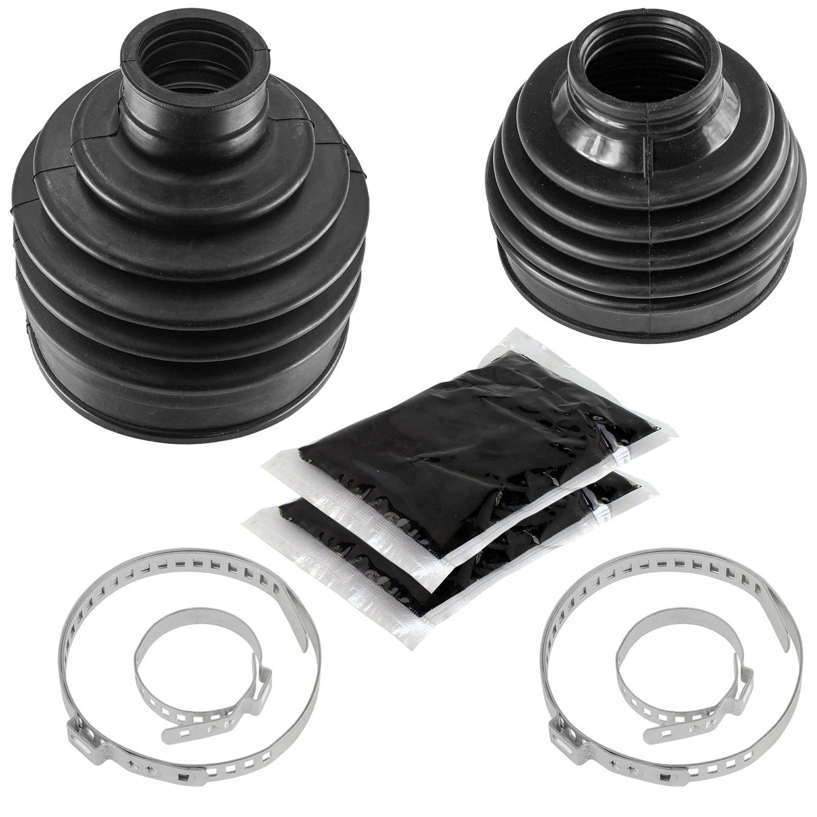 Caltric Front Drive Shaft Boot SET for Kawasaki Bayou 400 KLF400 4x4 1995-1999