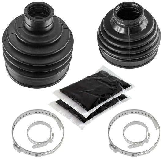 Caltric Front Drive Shaft Boot SET for Kawasaki Bayou 400 KLF400 4x4 1995-1999
