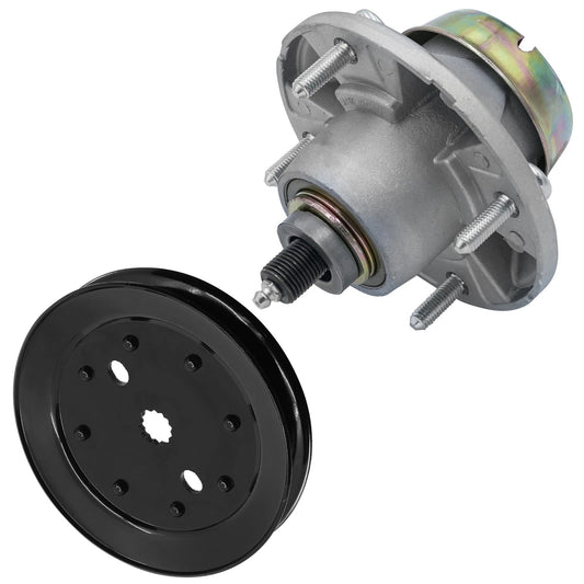 Blade Spindle Assy w/Pulley for John Deere X465 X475 X485 X495 X500 X575 54"62"