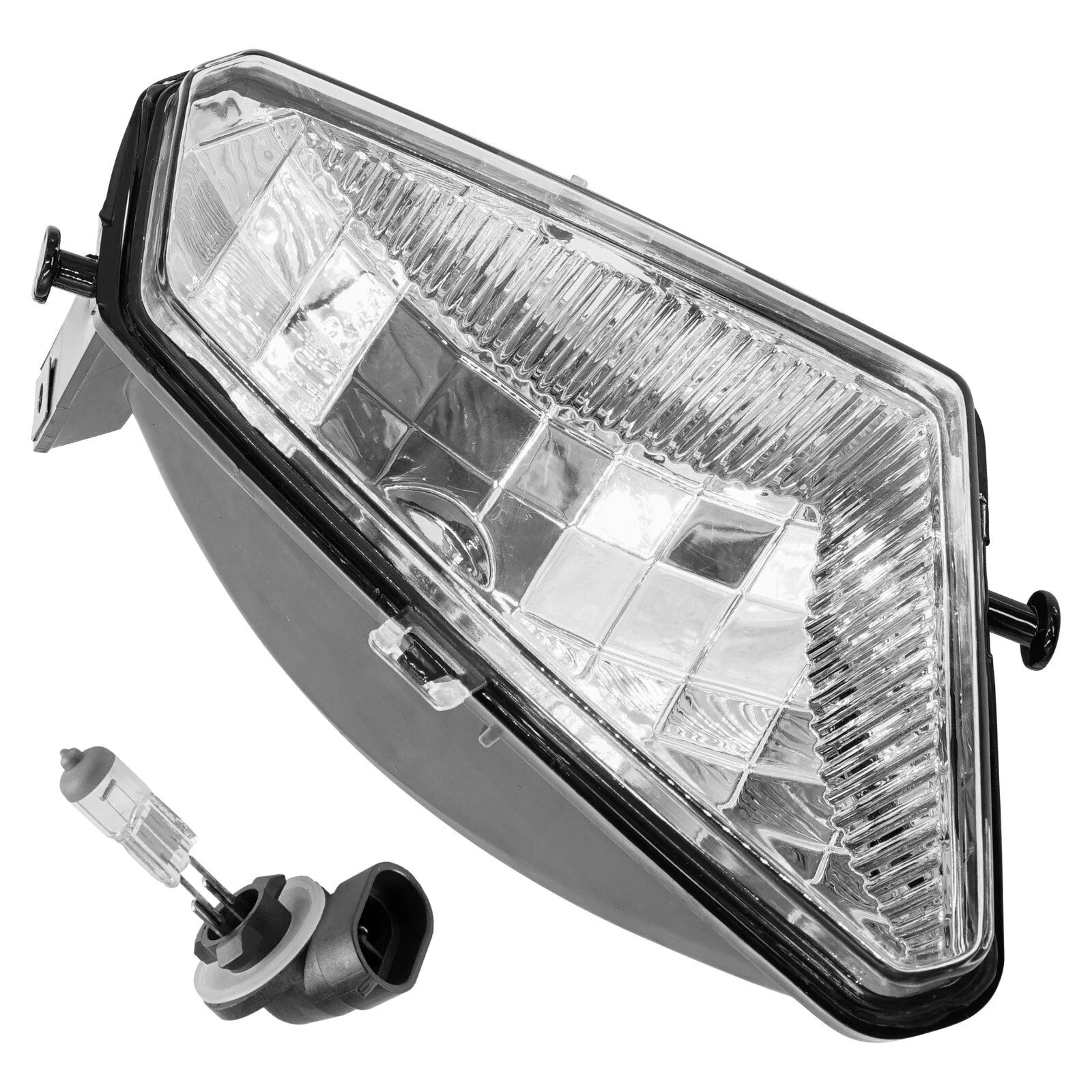 Caltric Right Headlight & Bulb For Polaris Sportsman 800 HO EFI 2005-2010
