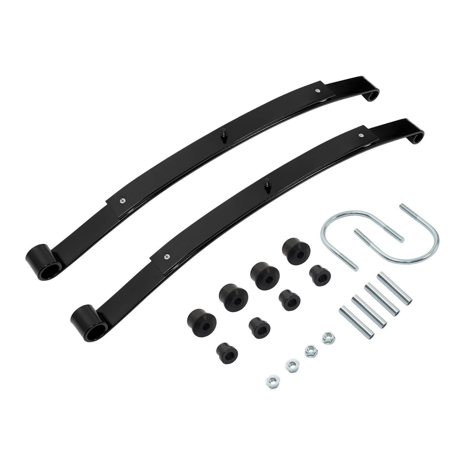 Heavy Duty Rear 2 Leaf Spring Kit with Bushing & Sleeves For EZGO RXV Golf Cart