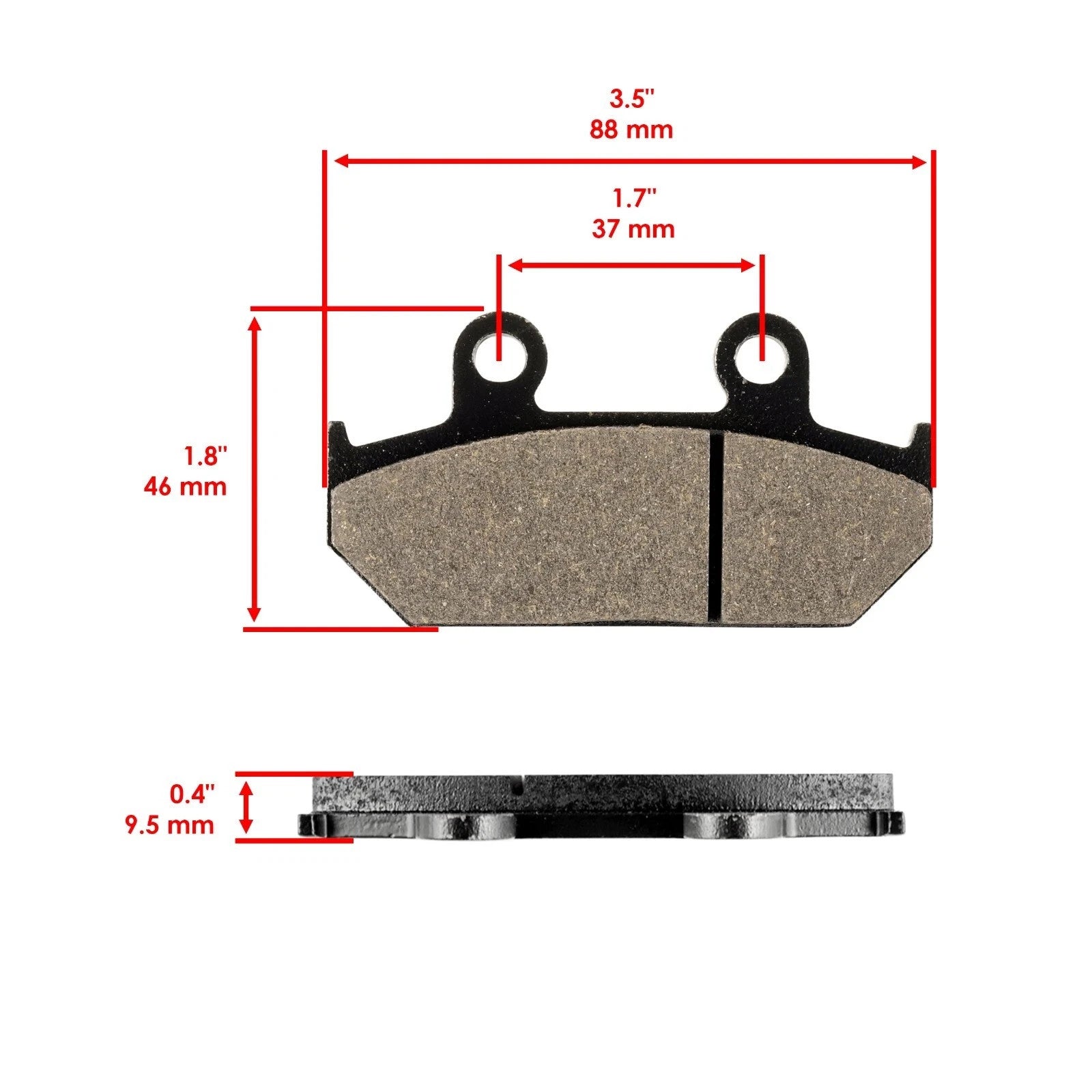Front And Rear Brake Pads for Honda GL1500 Gl 1500 Gold Wing 1500 1988-2000