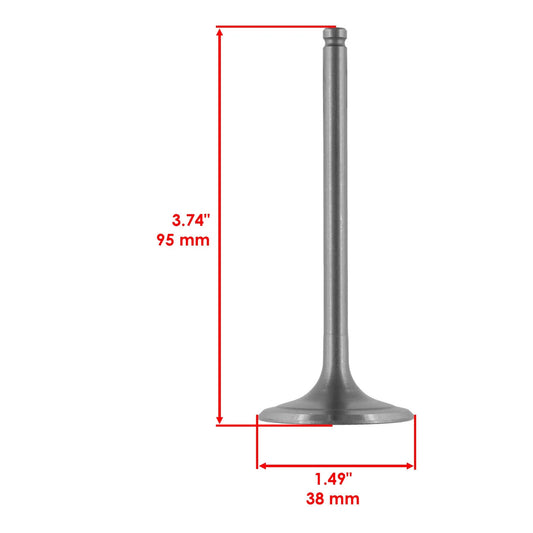 Cylinder Intake Exhaust Valve Kit for Honda TRX420FPA Rancher 420 4X4 2009-2014