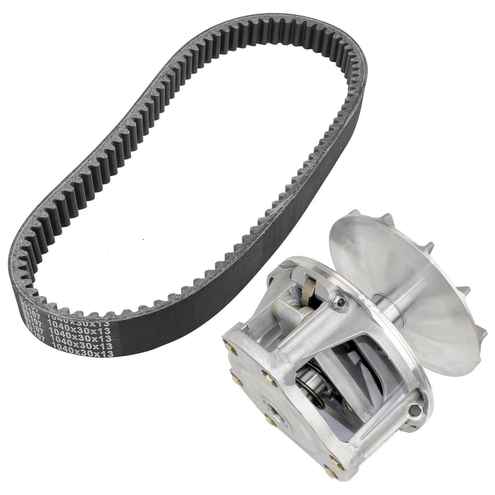 Complete Primary Drive Clutch W/ Belt for Polaris 4X4 Xplorer 400 1995 1996-2002
