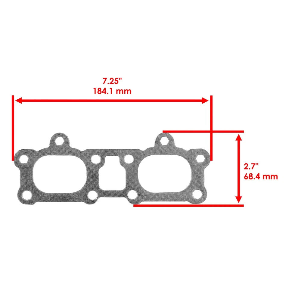 Exhaust Head Pipe Manifold Gasket for Polaris General 1000/General 4 1000 16-22