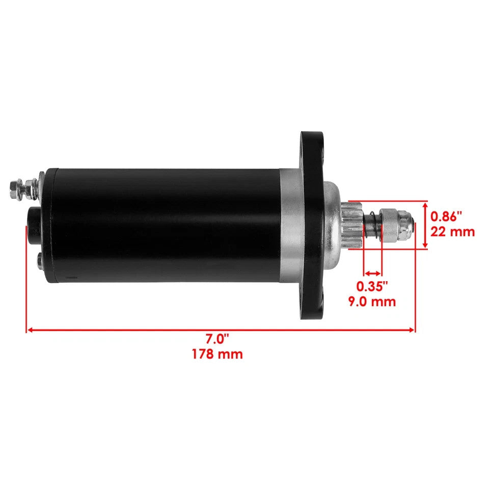 New Starter Motor for Nissan Tohatsu Outboard 9.9HP 15HP 18HP