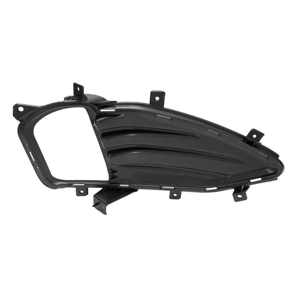 HECASA Driver Side Chrome Bumper Fog Light Cover Bezel For Ford Edge 2019-2024