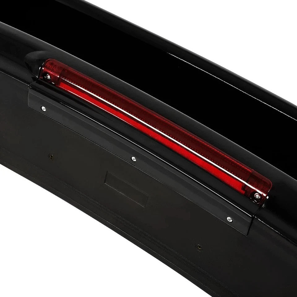 HECASA Trunk Spoiler Wing W/ Brake Light For Subaru Impreza WRX 4-Dr 2002-2007