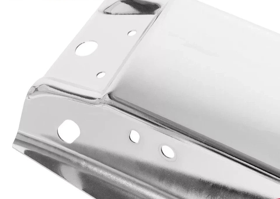 Fit For 2007-2013 Chevy Silverado 1500 Steel Front Bumper Impact Face Bar Chrome