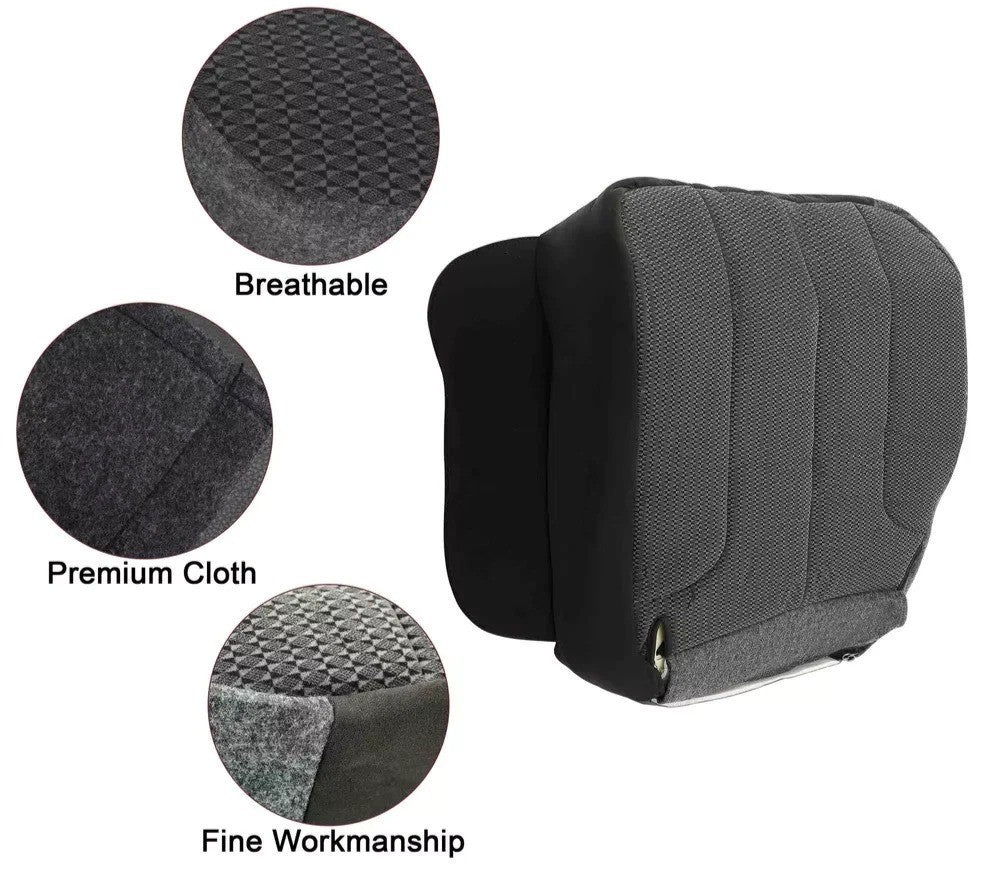 For 2002-2005 Dodge Ram 1500 2500 SLT ST Driver Bottom Seat Cover & Foam Cushion