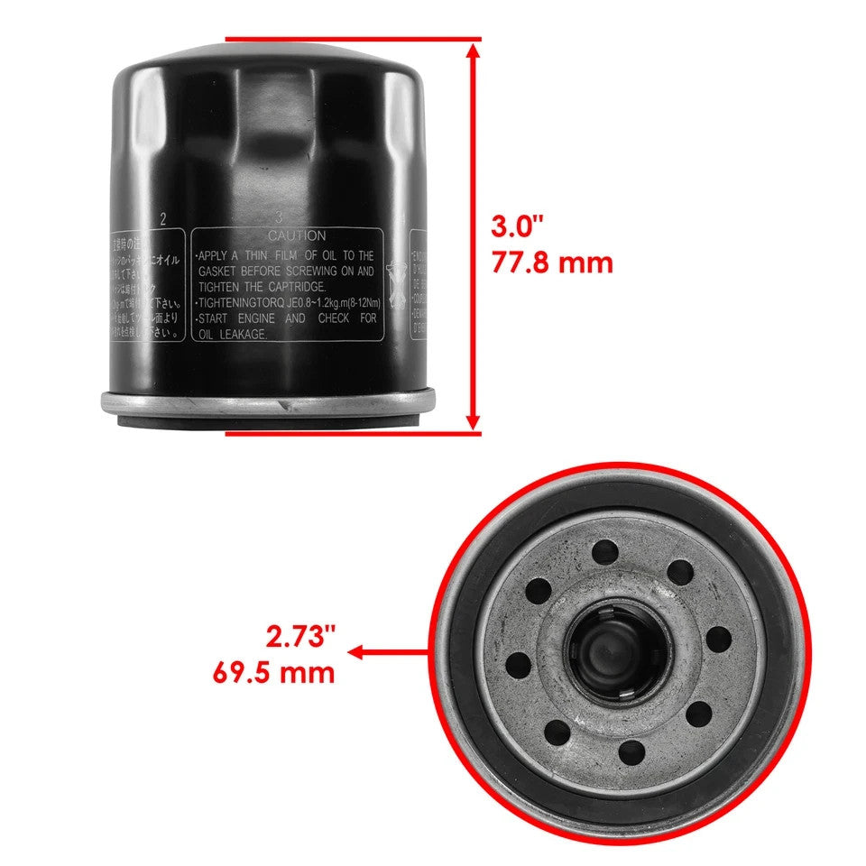 Caltric Air & Oil Filters For Polaris Magnum 330/Magnum 325 2001-2006