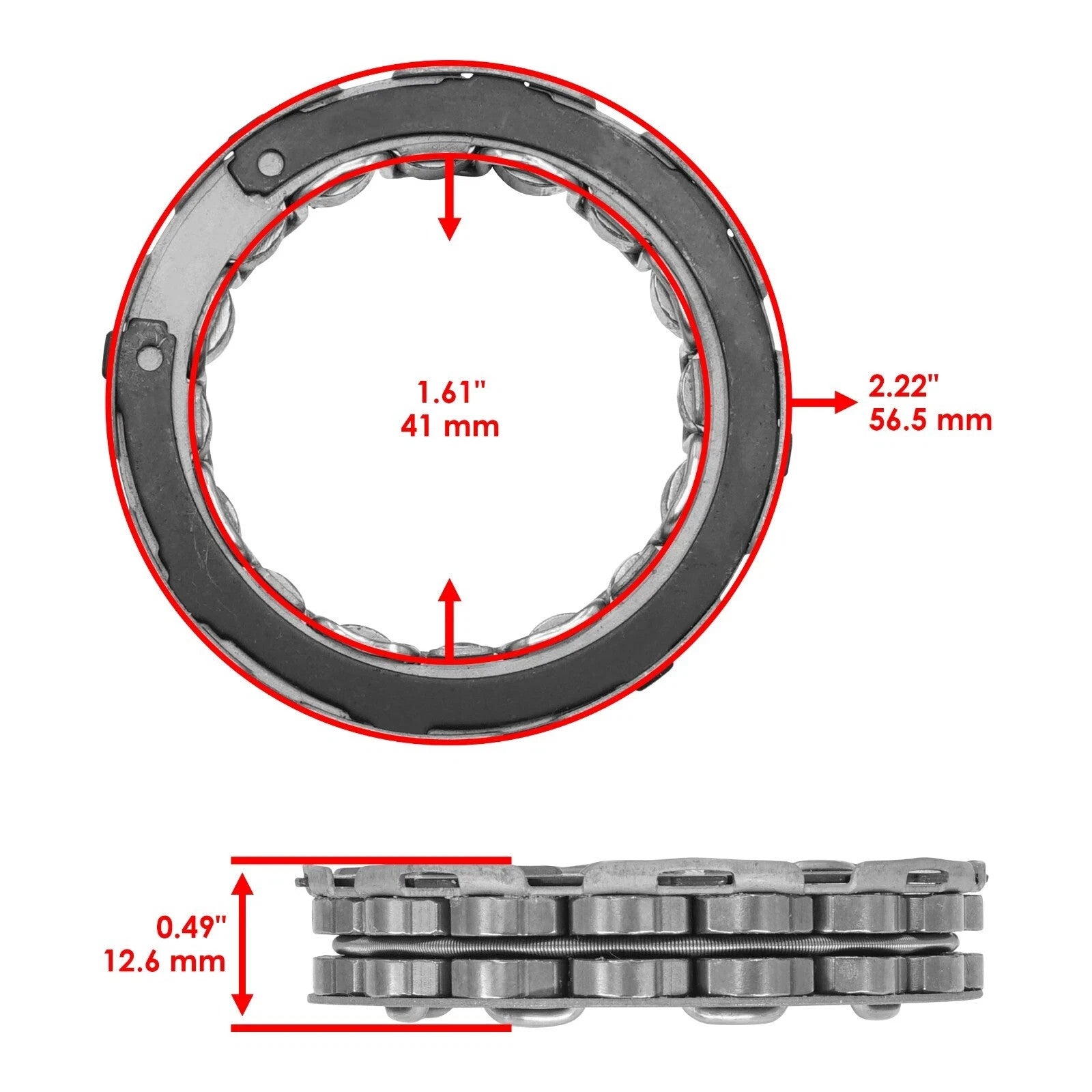 Starter Clutch One Way Bearing for Yamaha WR250 WR250F WR250R WR250X 2004-2020