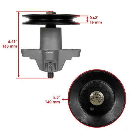 Caltric 618-0324 918-0324 Spindle Assembly with Pulley For MTD Cub Cadet