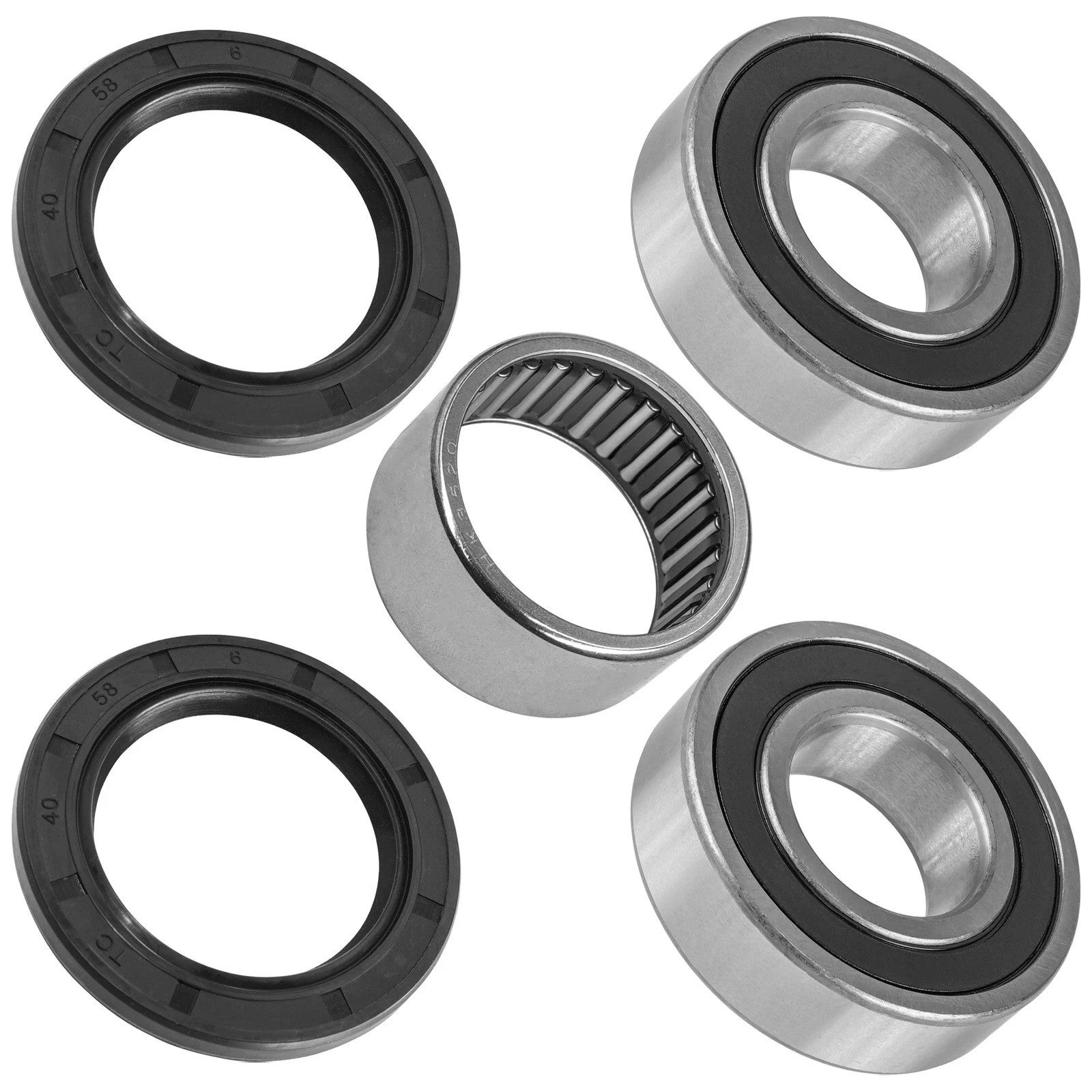 Rear Wheel Ball Bearings Seals Kit for Yamaha R6 YZFR6 YZF-R6 2003-2013 2014