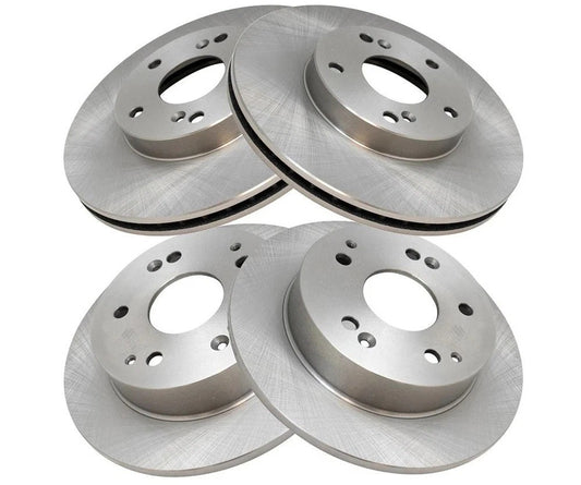 Front and Rear Brake Rotors Set For 1998-2002 Honda Accord