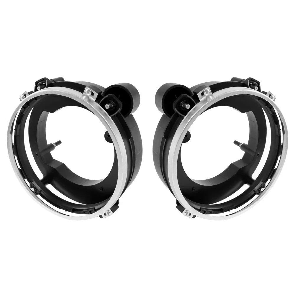 HECASA Headlight Bulb Brackets Buckets For Jeep Wrangler 1997-06 # 110383 110384