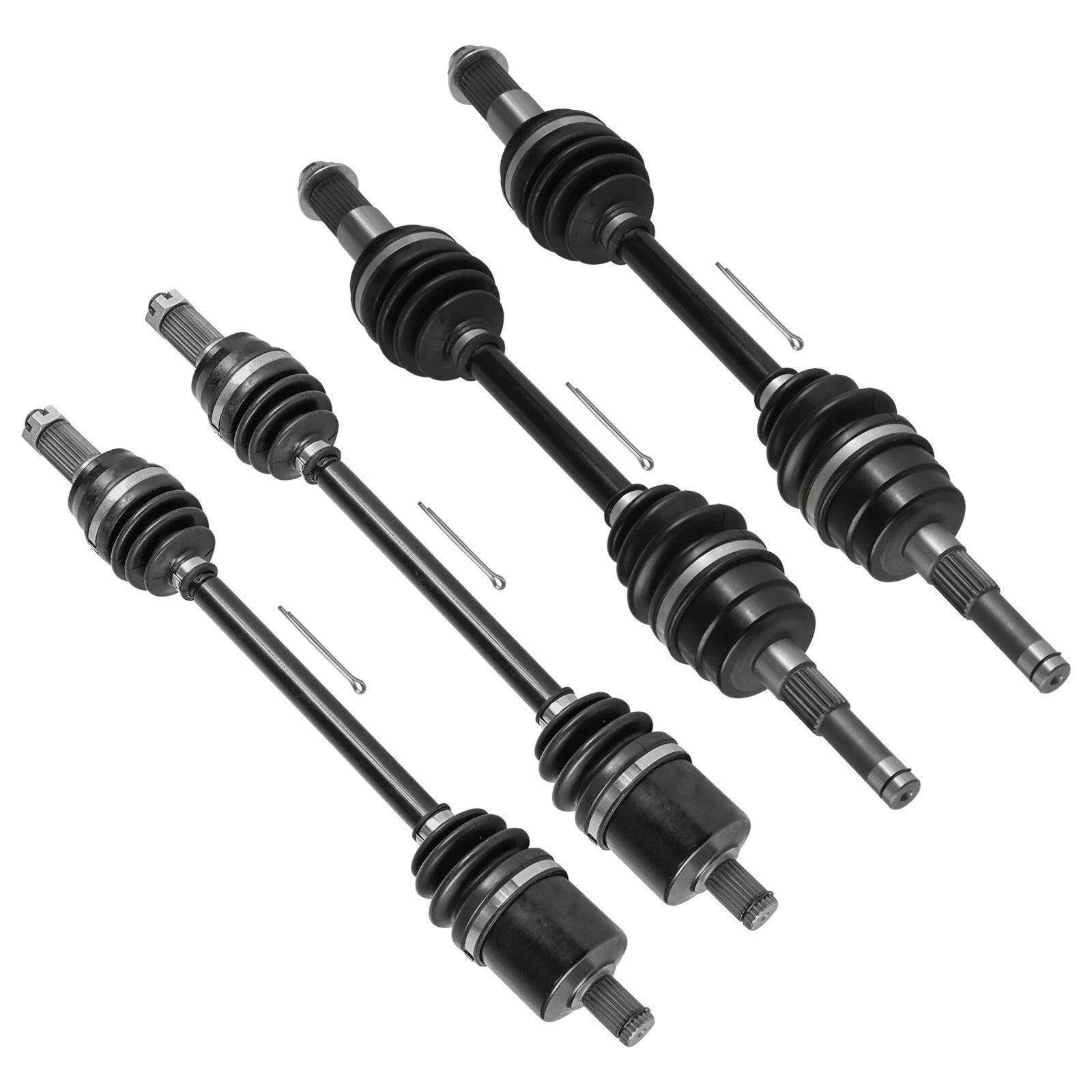 Caltric Front & Rear Axles For Polaris Scrambler 850 HO 2013-2015 Left & Right