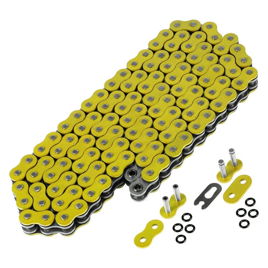 O-Ring Drive Chain for Kawasaki KDX420 KDX450 1981 1982 Yellow
