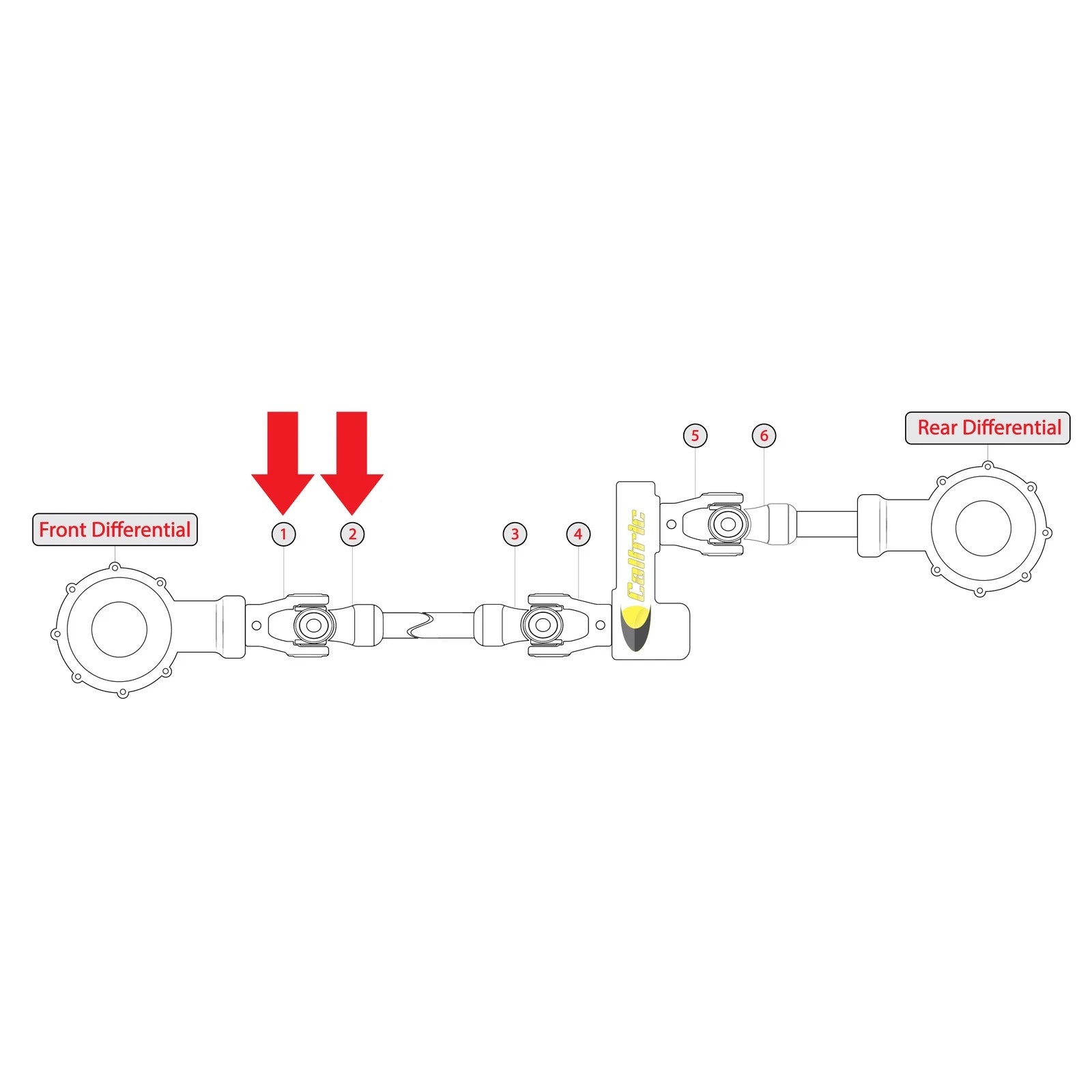 Front Drive Shaft Yoke Kit for Yamaha Kodiak 400 YFM400FW YFM 400Fw 4X4 1999