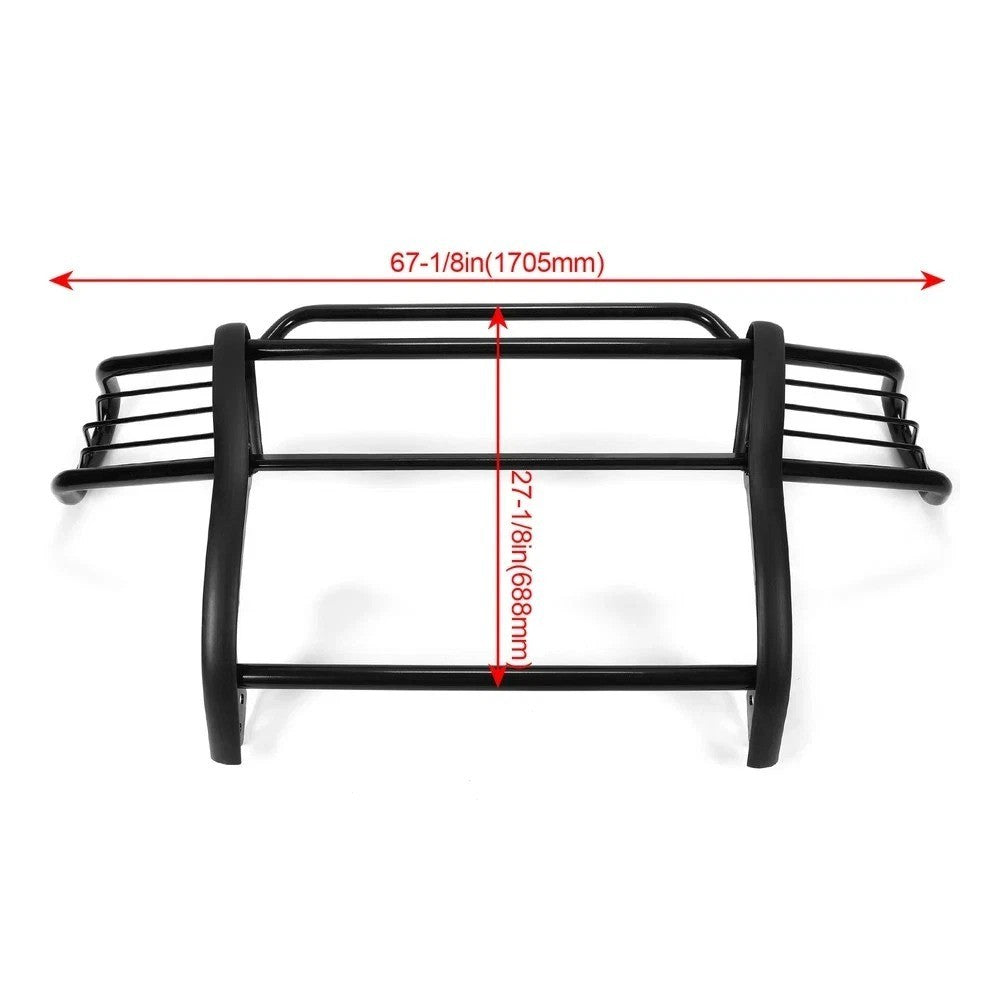 HECASA Black Grill Brush Guard Bumper For Toyota Tacoma 4-Door 1998-2004 New