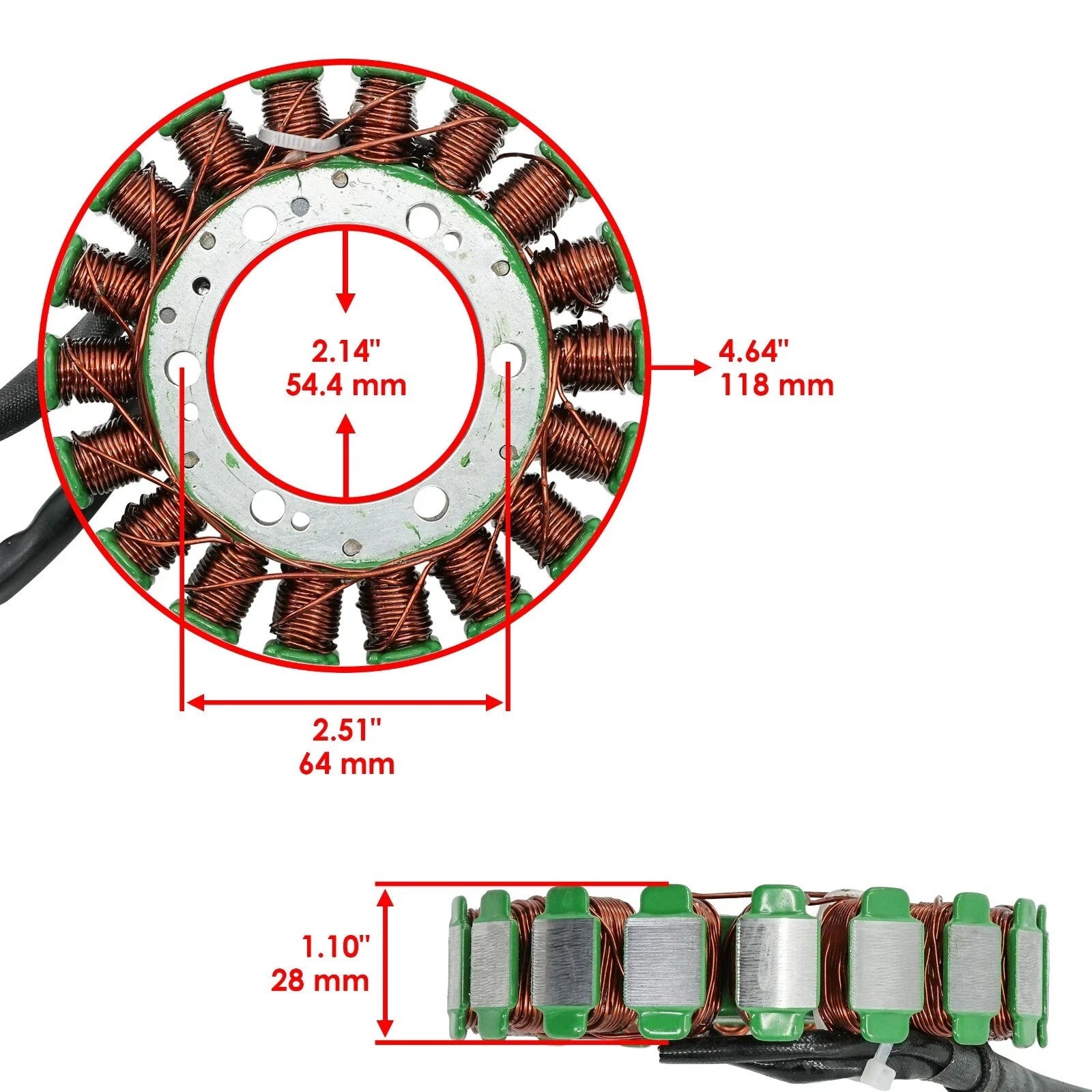 Stator for Honda VT750C VT750Ca Shadow 750 Aero Ace2004 2005 2006 07 08 09