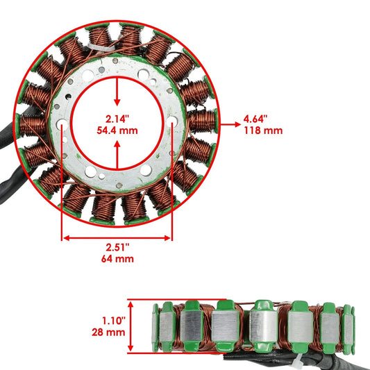 Stator for Honda VT750C VT750Ca Shadow 750 Aero Ace2004 2005 2006 07 08 09