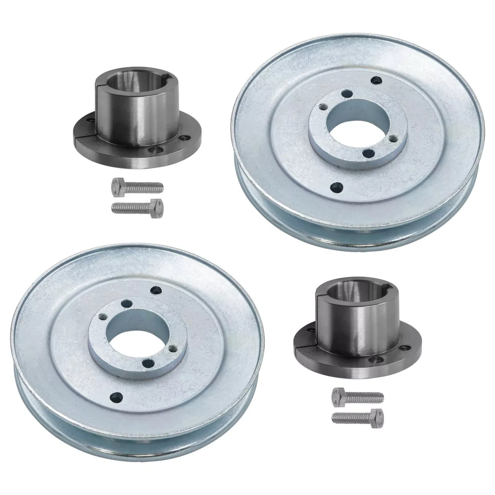 Caltric Deck Pulley & Tapered Hub For Scag SCZ61RD-921FX / SCZ61V-31FX  61"