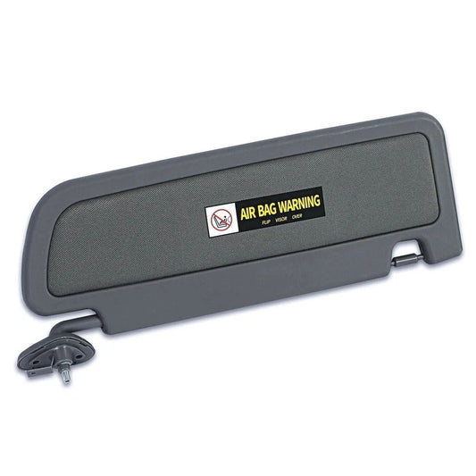 HECASA New Left Driver Side Dark Gray Sun Visor For 2006-2011 Honda Civic