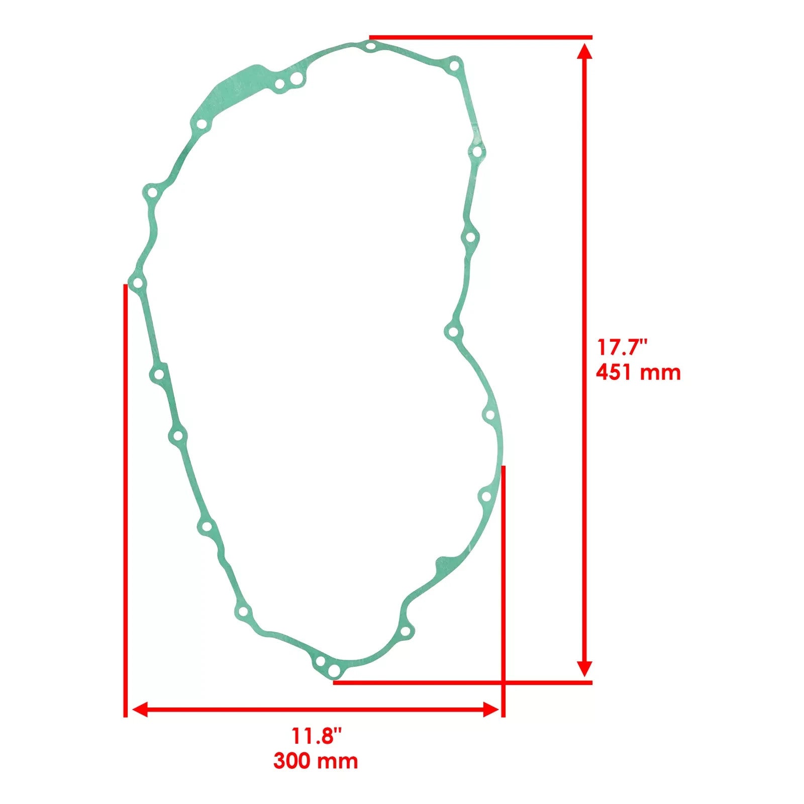 Clutch Cover Gasket for Yamaha XV1900C Raider 1900 2008-2017