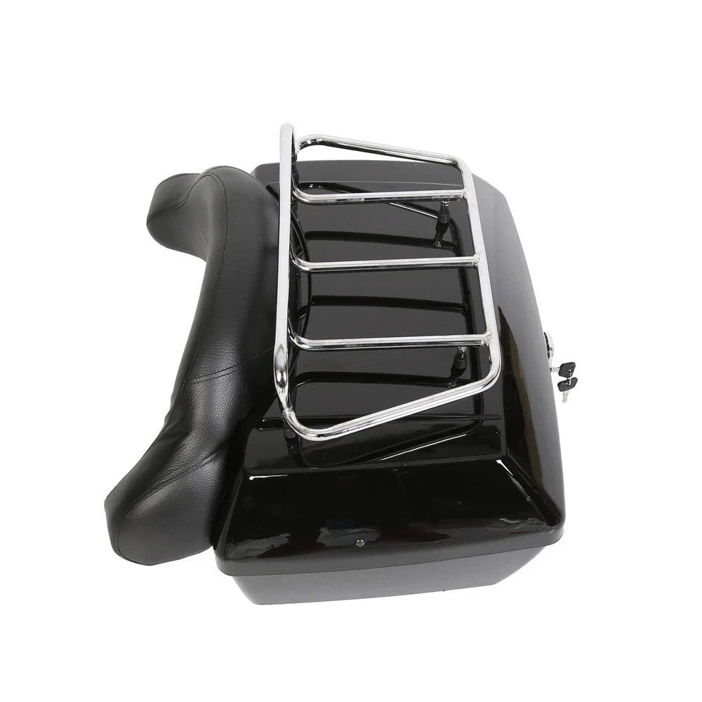 50L Luggage Trunk Tail Luggage Box for Harley Road Electra Glide Softail