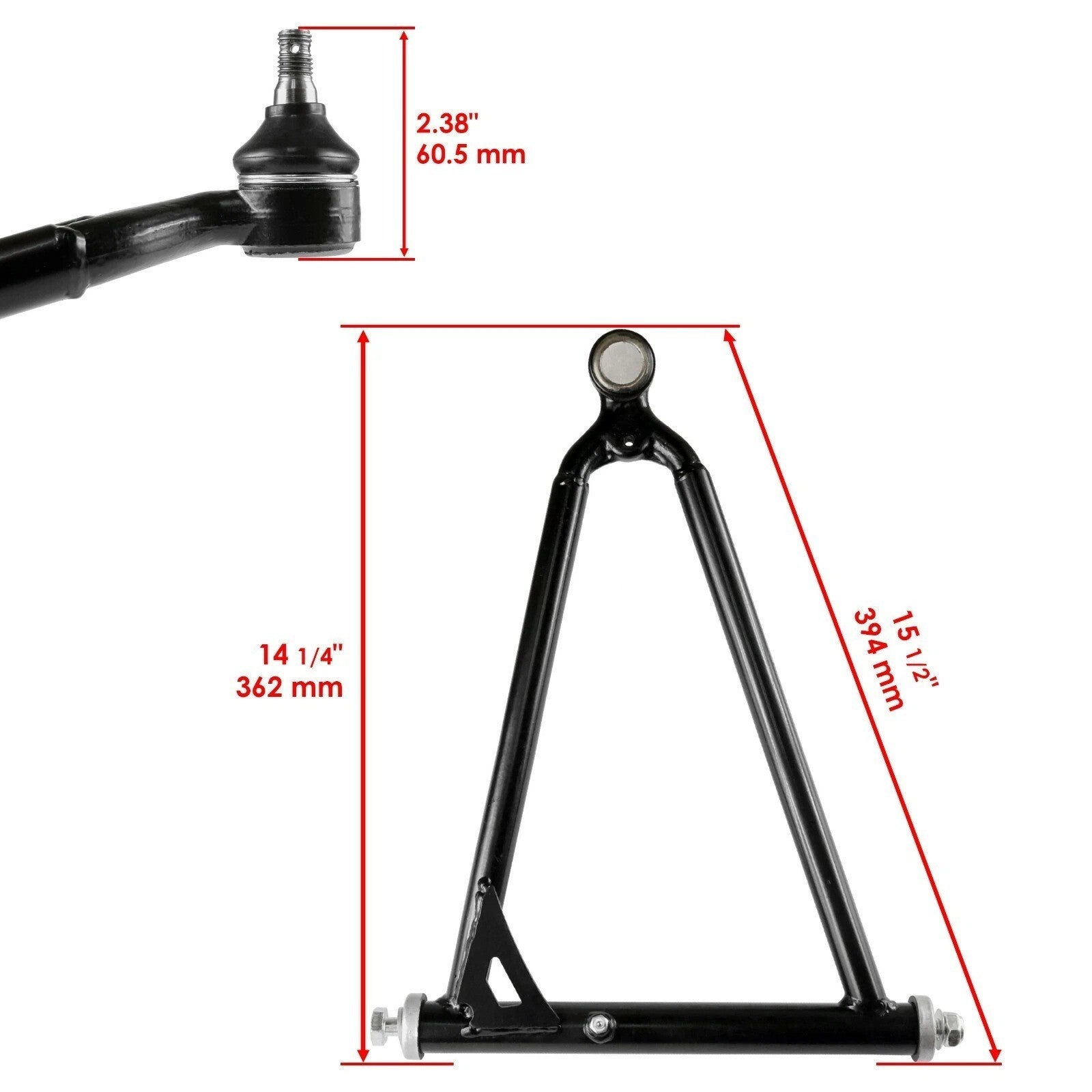 Front Upper Right A-Arm for Yamaha Raptor 660R 660 R YFM660R YFM660 R 2001-2005