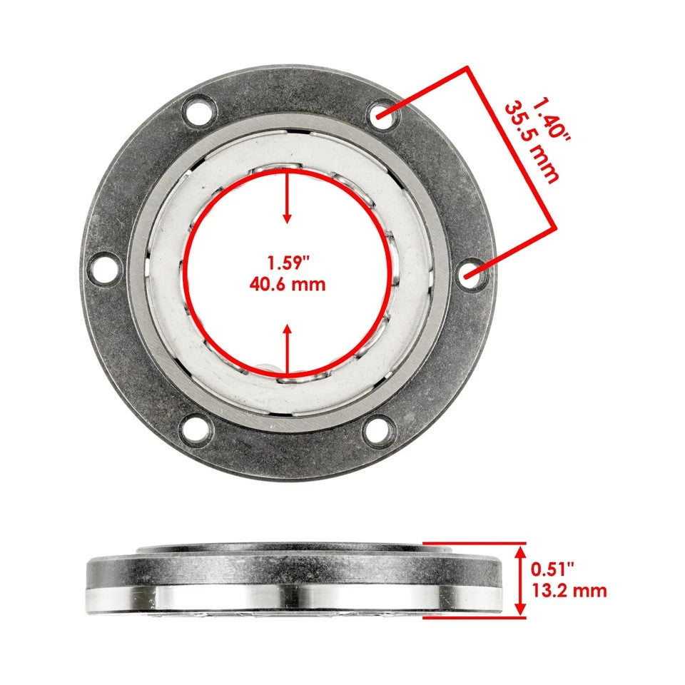 for Yamaha YFZ450 LE SE BBE 04-09 Starter Clutch One Way Bearing Sprag - Gasket