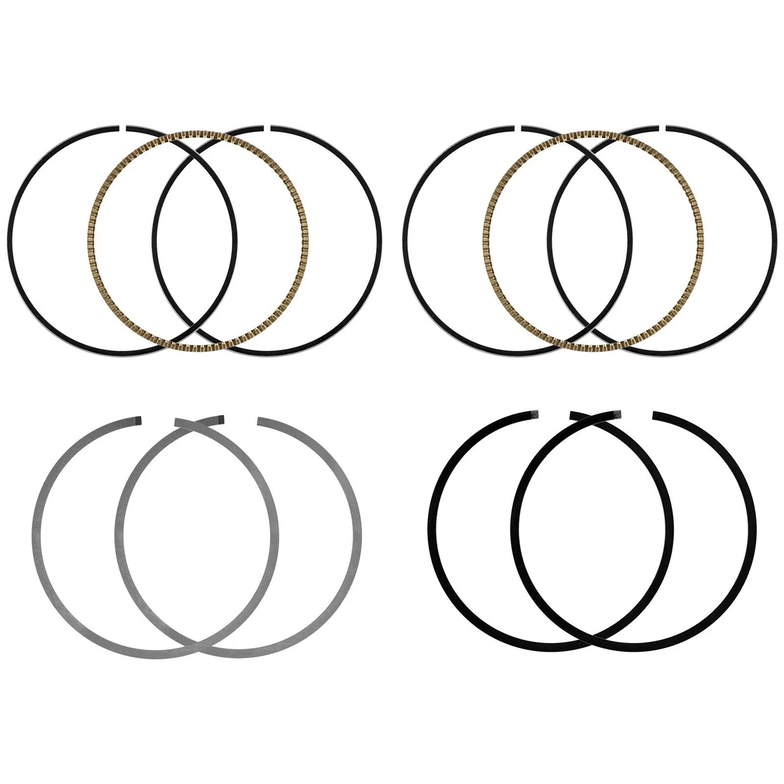 Caltric Piston Rings For Polaris RZR XP 4 1000 EPS 2014-2018 SidexSide