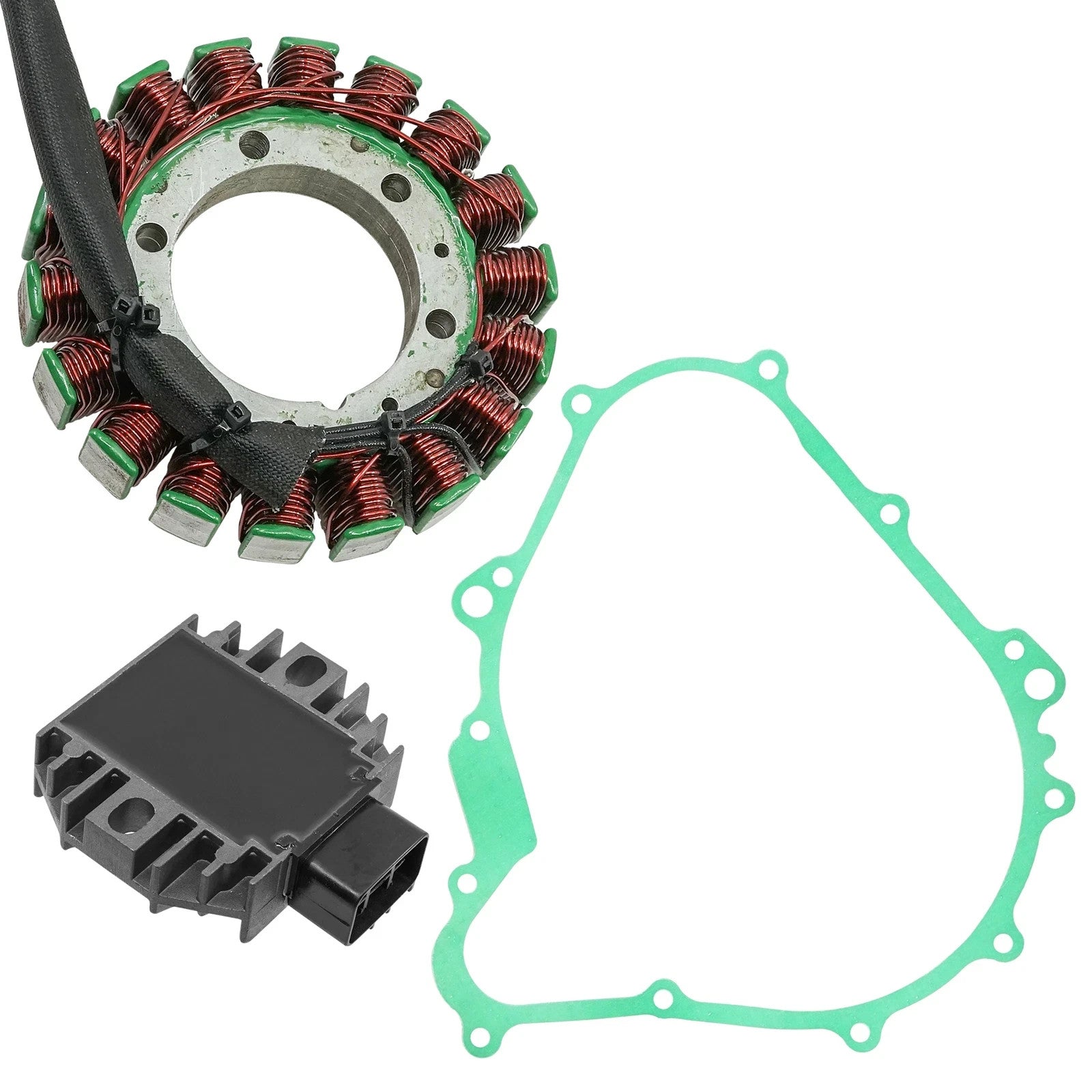 Stator & Regulator Rectifier W/Gasket For Yamaha Kodiak 400 YFM400 2000-2006